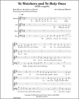 Ye Watchers and Ye Holy Ones SATB choral sheet music cover